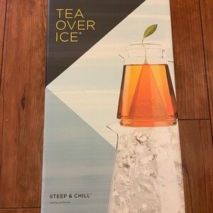 Tea Over Ice Iced Tea Pitcher Set - Clear